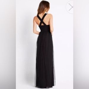 BCBGeneration Black Tulle Gown Sz 0